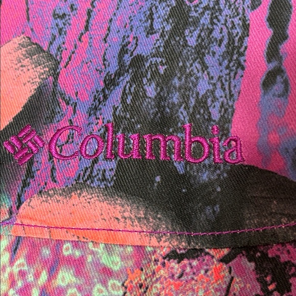 Columbia Multicolor Abstract Jacket kids ski jacket L - Picture 4 of 12
